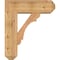 Ekena Millwork Olympic Craftsman Smooth Bracket w/ Offset Brace, Western Red Cedar, 7 1/2"W x 22"D x 26"H BKT0806X22X26OLY04SWR - alternate 3